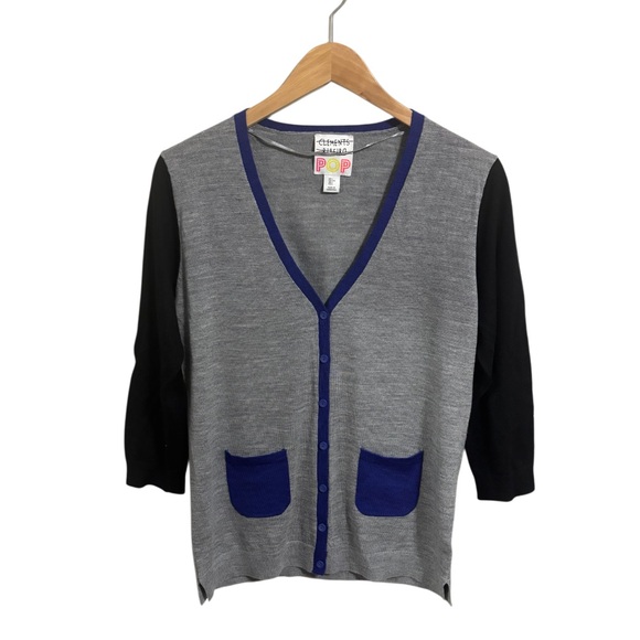 Clements Ribiero Pop Wool Woolmark Cardigan - Picture 1 of 8